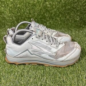 Altra Womens Lone Peak 5 AL0A4VR7416 Gray Running Shoes Sneakers Size 10